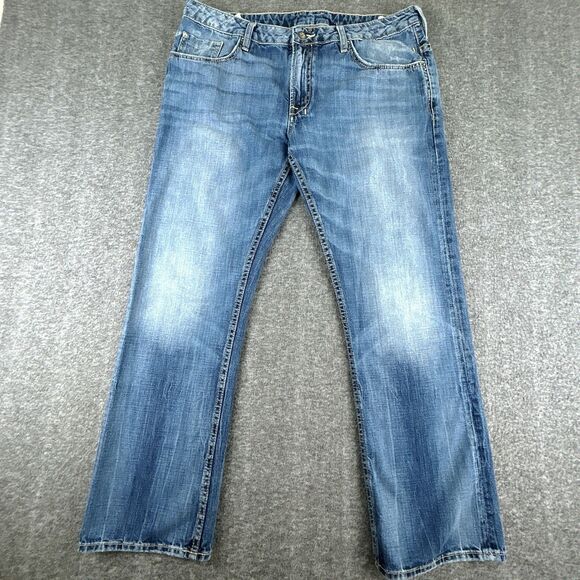 Buffalo David Bitton Other - Buffalo David Bitton Jeans Mens 36x30 Blue Six Basic Slim Straight Denim Cotton